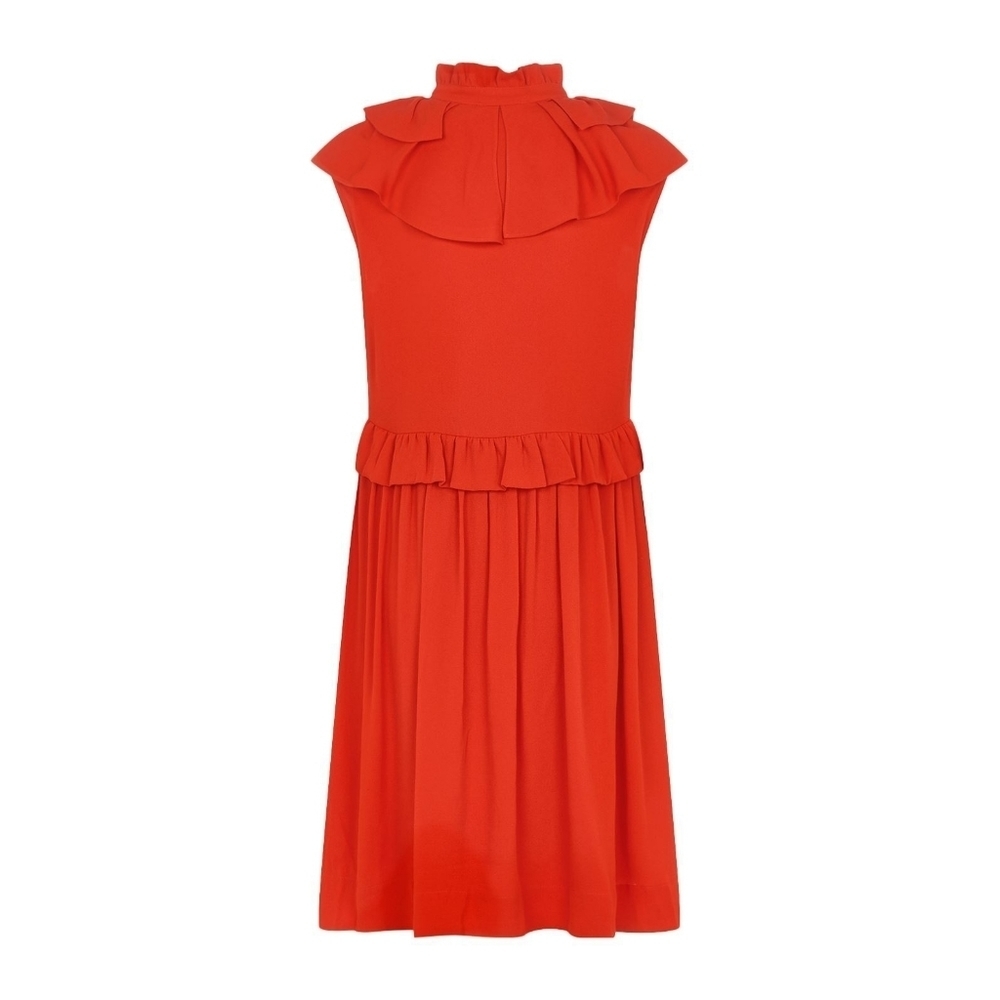 π₯ Host Pick π₯ MAJE Red Rutta Ruffled Crepe Mini Dress - Picture 4 of 16